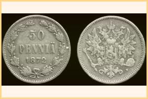 50 pennia 1872 